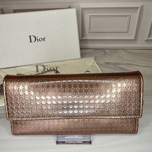 Christian Dior | Lady Dior Rose Gold Micro-Cannage | WOC | Full Inclusion
